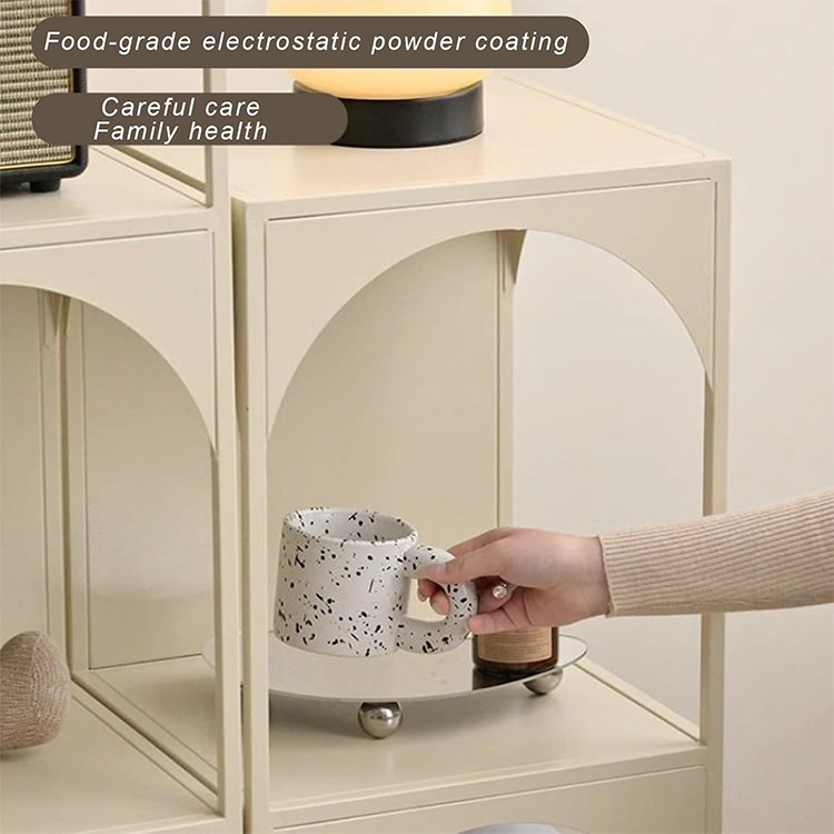 metal bookshelf, shelving unit for living room bedroom, side storage shelf rack, metal bookcase, metal furniture
